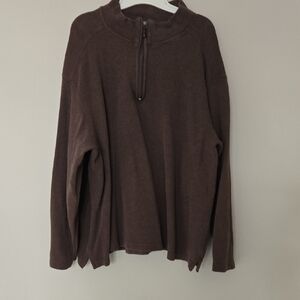 Covington Chocolate Brown Zip Pullover